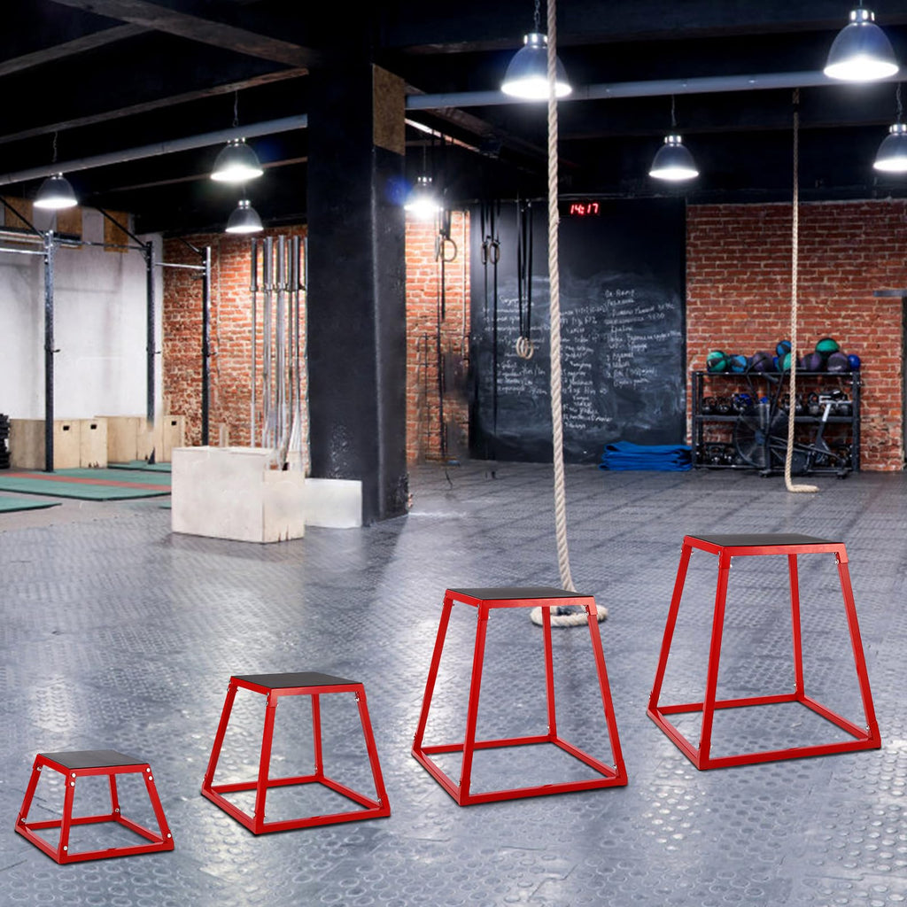 Adjustable Steel Plyometric Jump Box Set I213