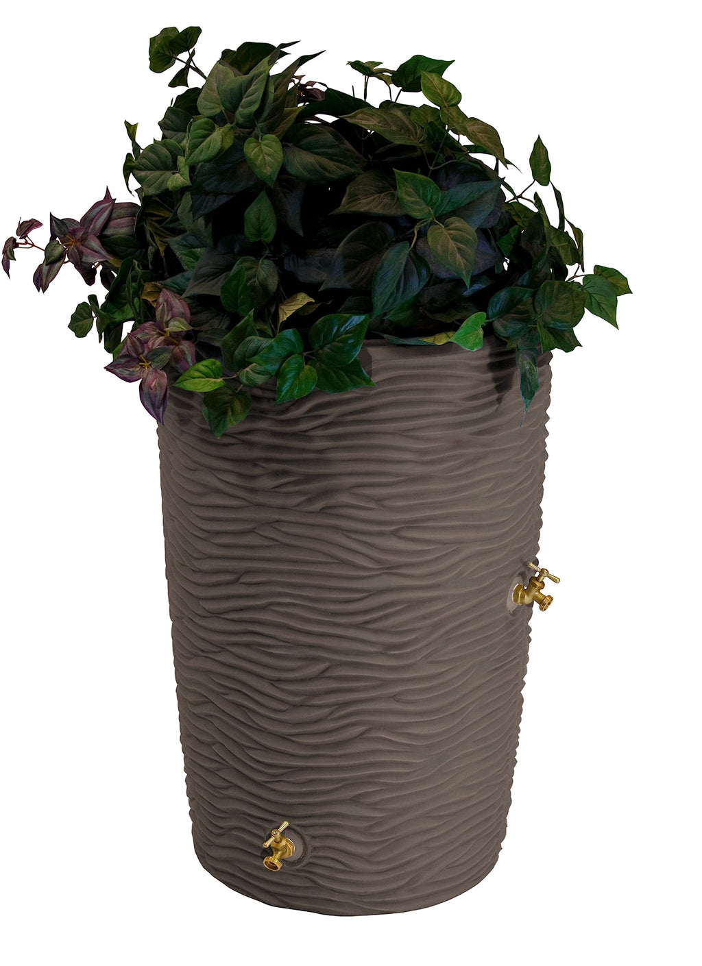 Faux Palm Rain Water Collection Barrel 50-Gallon P63318