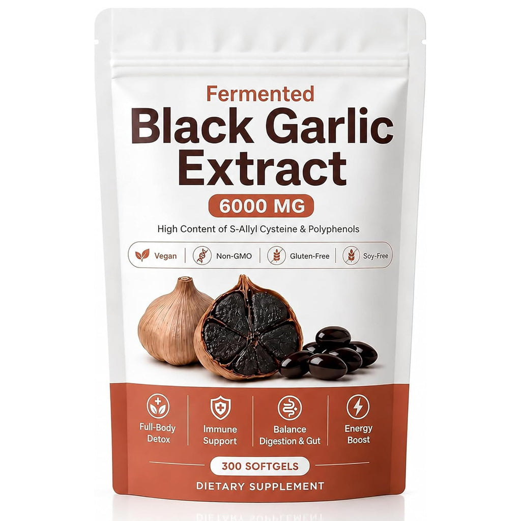 Fermented Black Garlic Extract Softgel 300 Capsules P876