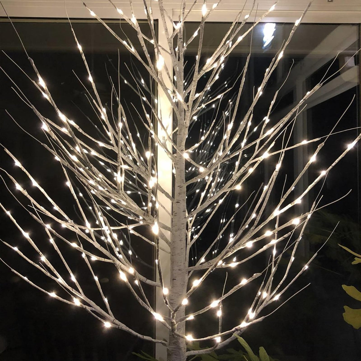 48 LED Lighted Birch Tree 4 Feet X16993