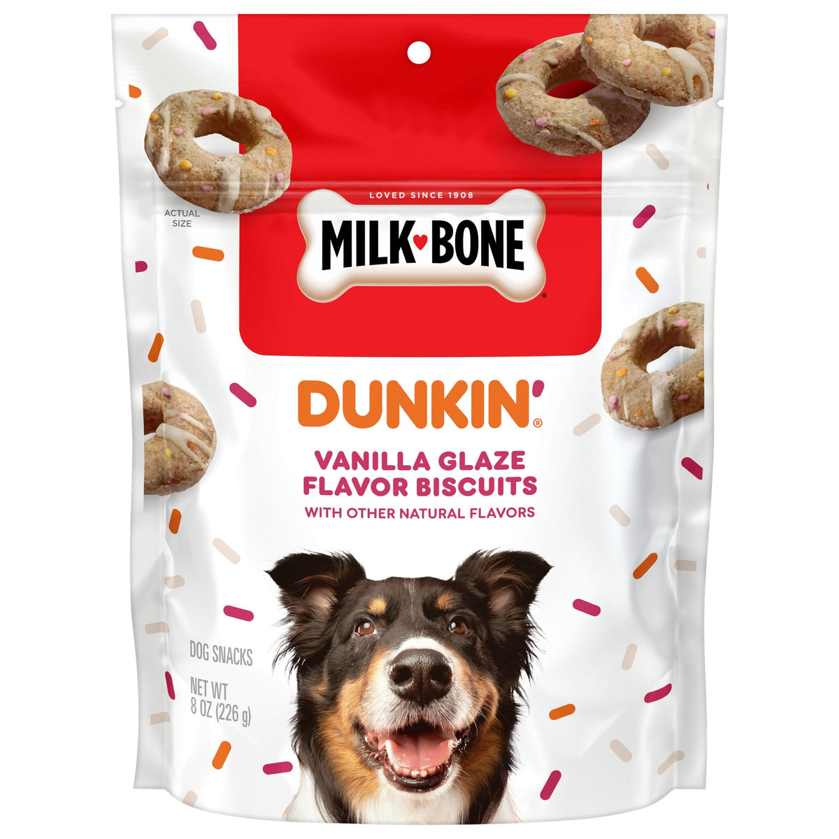 Vanilla Glaze Flavor Dog Biscuits, 8 Oz. K733