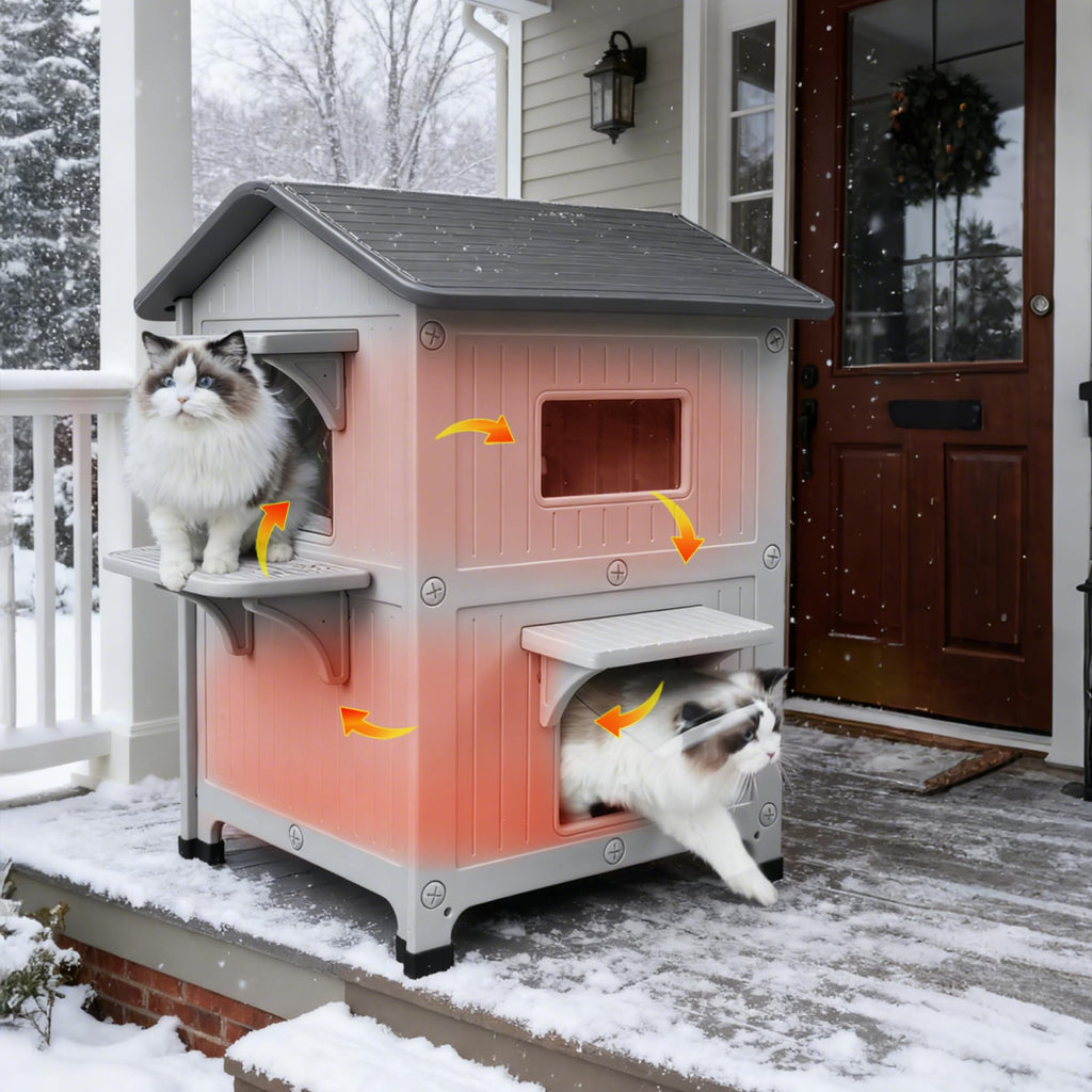 Insulated Outdoor Cat House O490