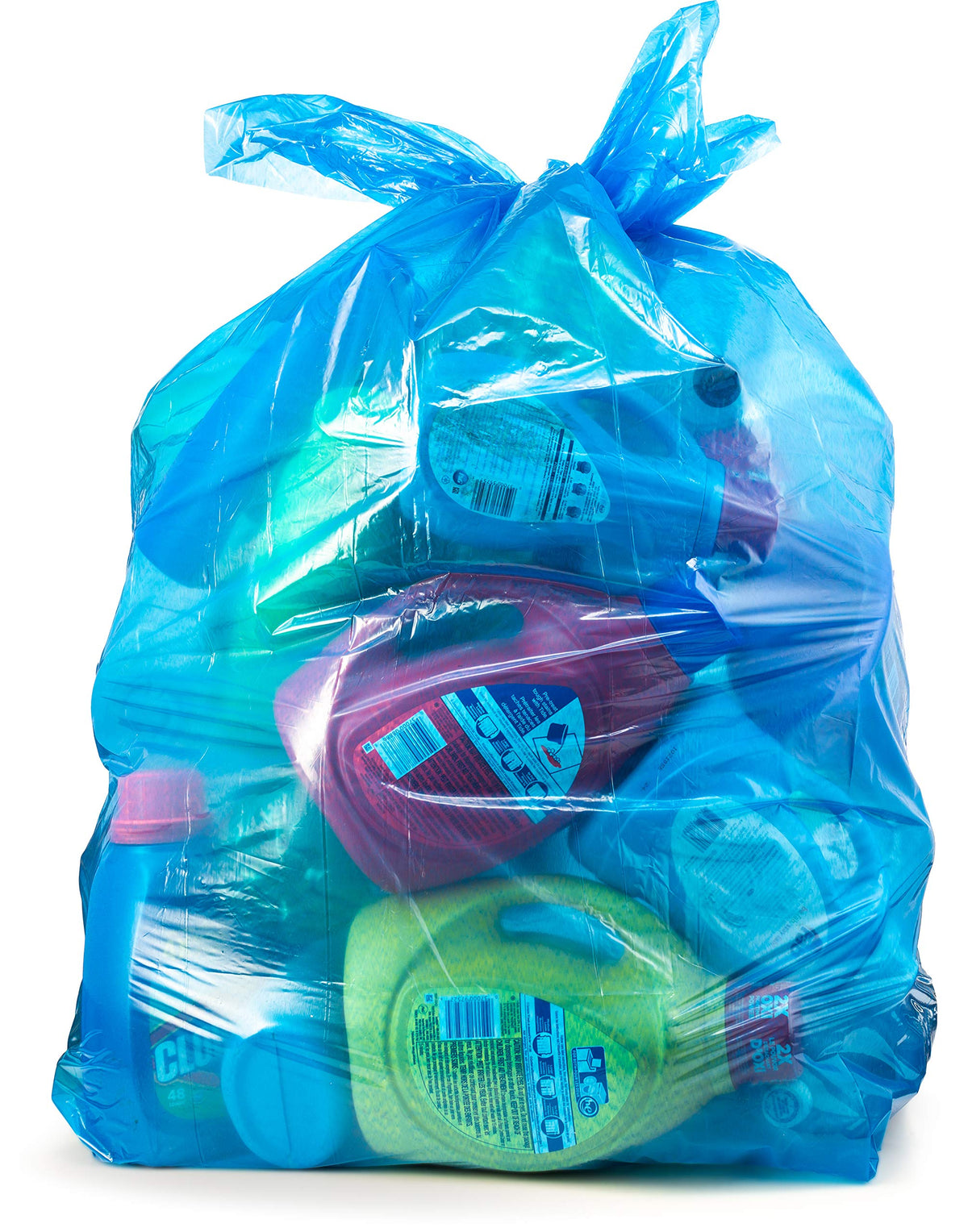 Blue Heavy Duty 33 Gallon Trash Bags 100 Count Z8742