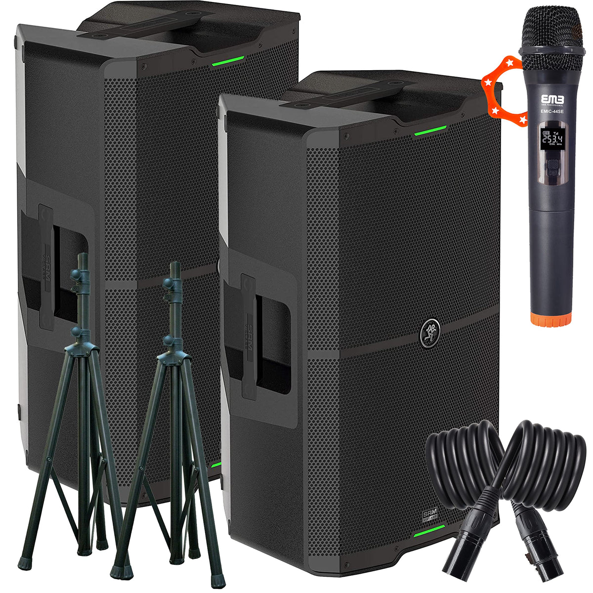 15-Inch 2000W Powered Loudspeaker Pair Z896781