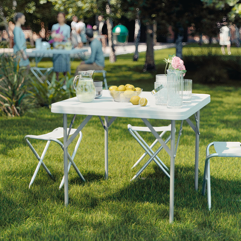 Square Plastic Folding Table T609