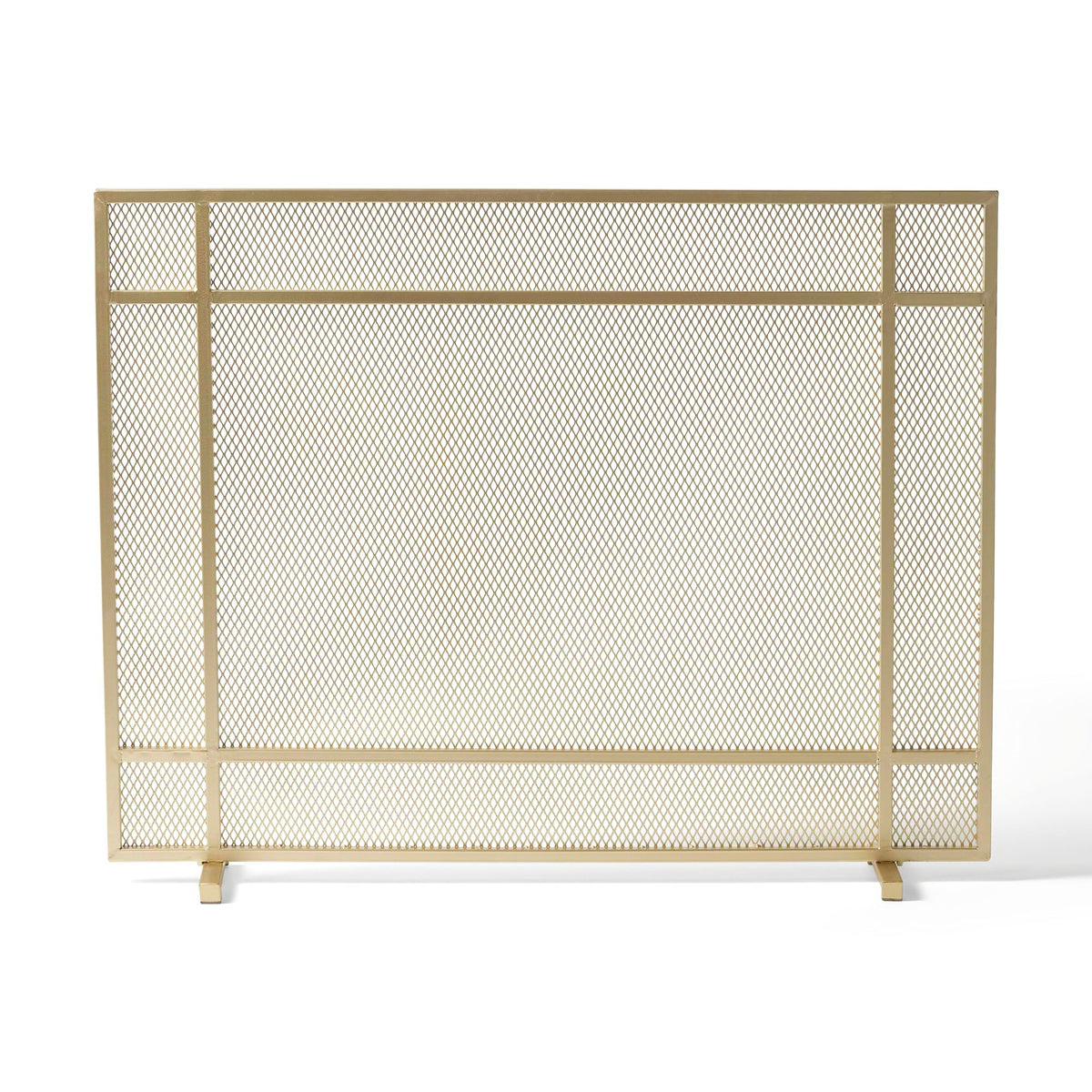 Black Metal Fireplace Screen M6832