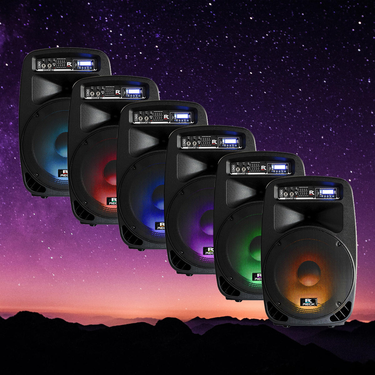 Portable 15-Inch 2000 Watt 2-Way Powered PA Speaker System P902