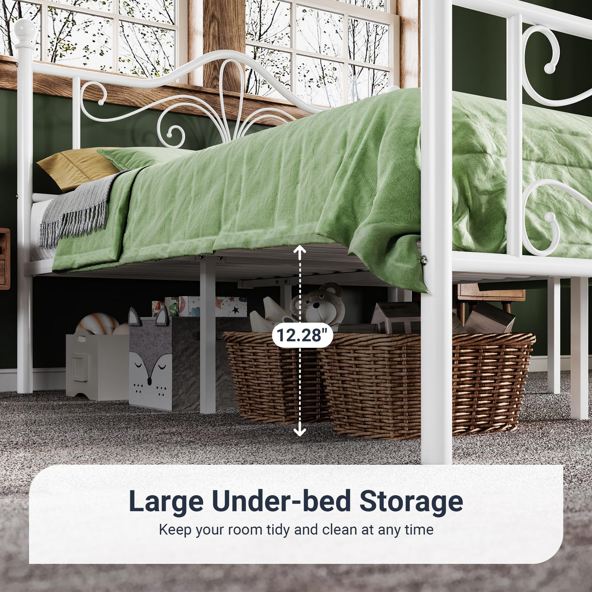 Metal Twin Platform Bed Frame N8223