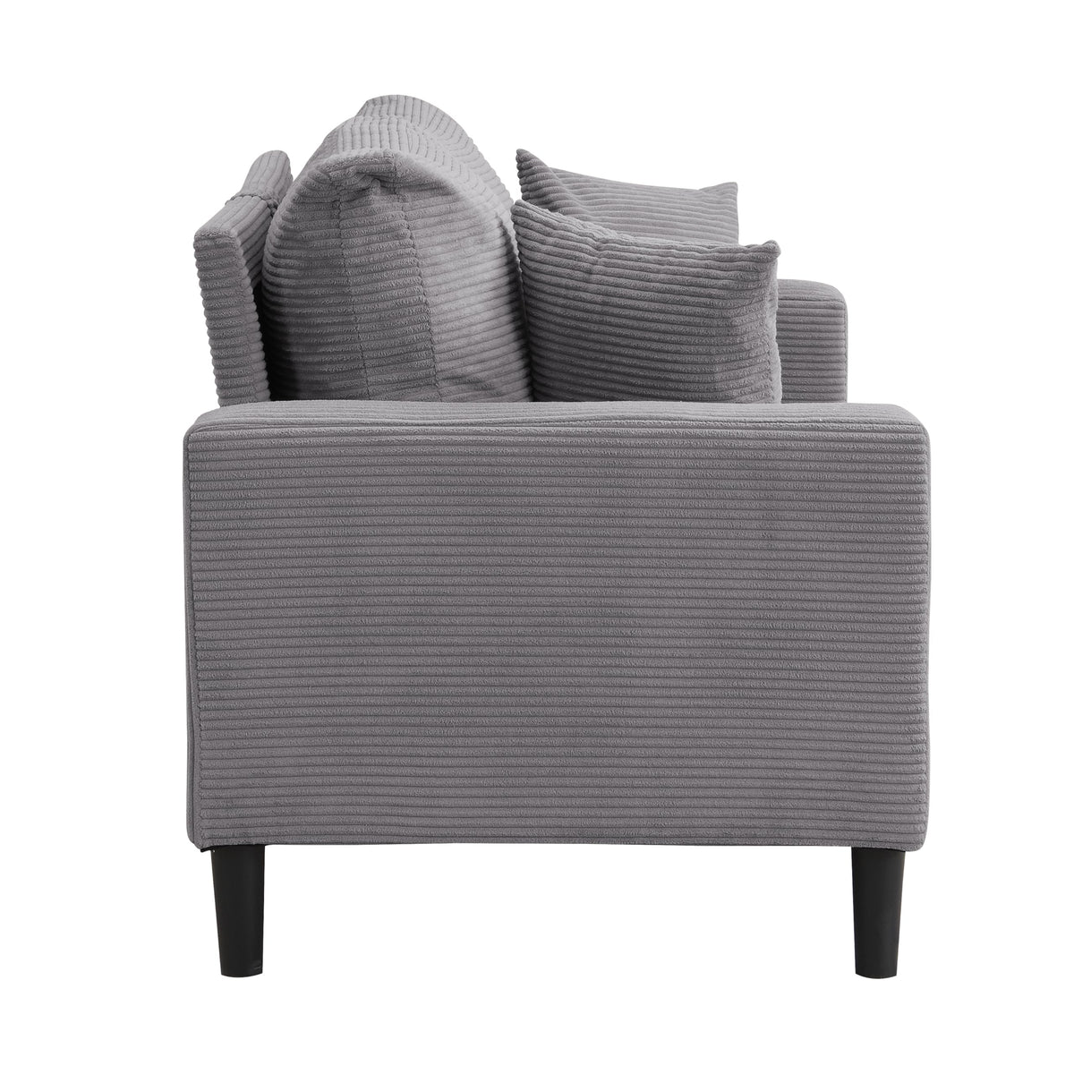 Light Gray 2-Seat Upholstered Loveseat Sofa G94106