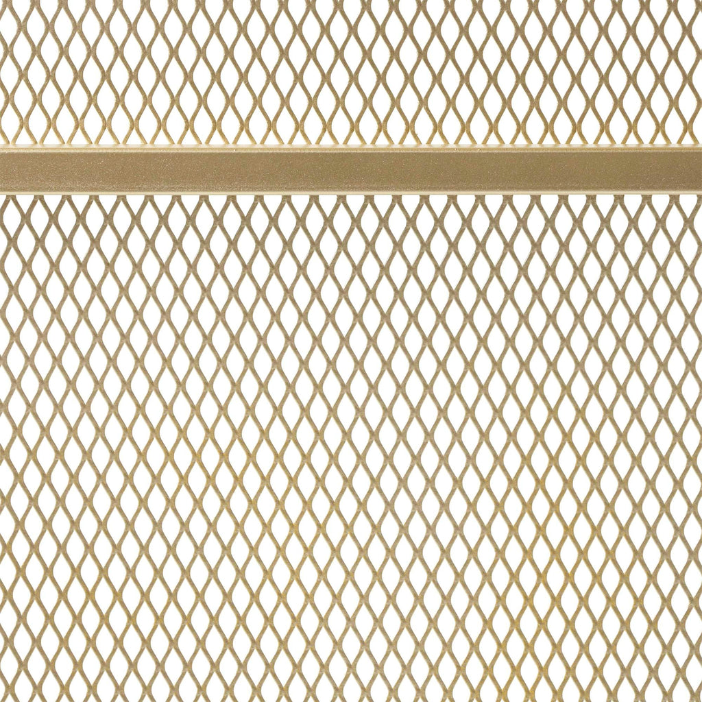 Black Metal Fireplace Screen M6832